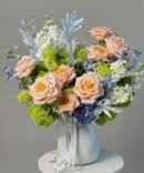 Hummingbird & Vase (Faux Flower)