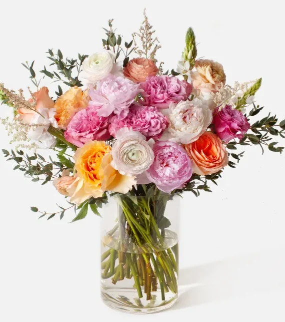 The Peony Sunrise (Faux Flower)