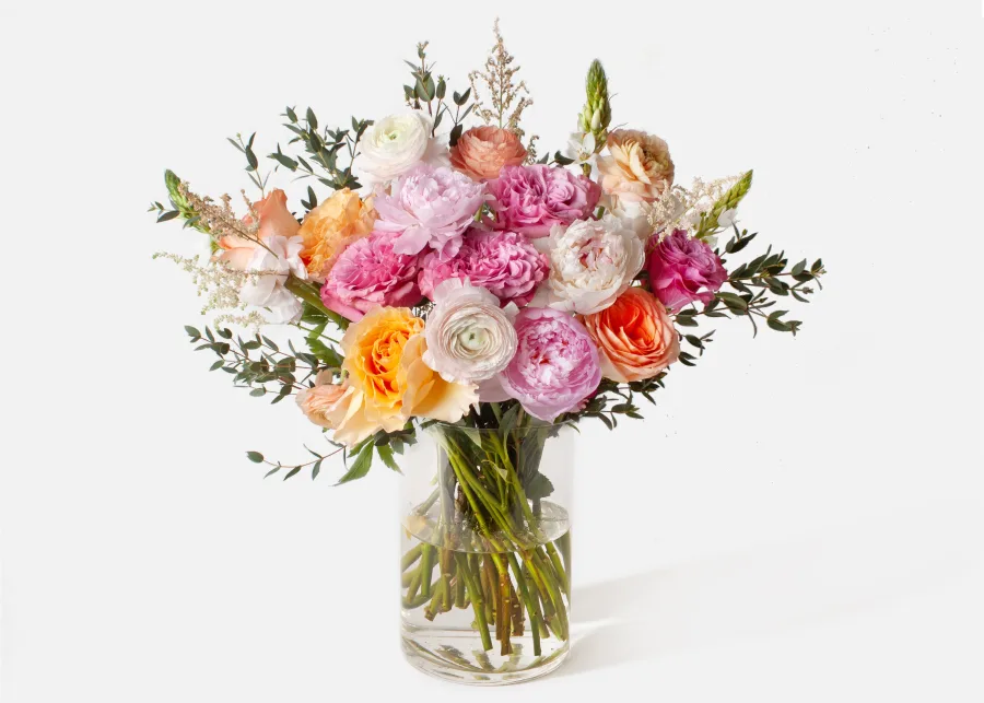 The Peony Sunrise (Faux Flower)